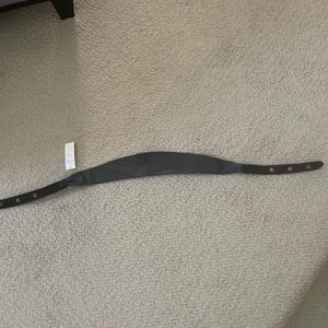 NWT $98 Anthropologie Suede and Faux Black Leather and Belt size medium